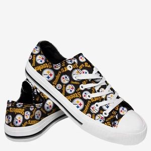 Pittsburgh Steelers Fans!!!!!!!! Women’s low sneakers size 7: Brand New In Box